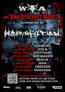 WACKEN OPEN AIR – Pay with your Blood: Blutspende für Tickets zur Tour von Heaven Shall Burn