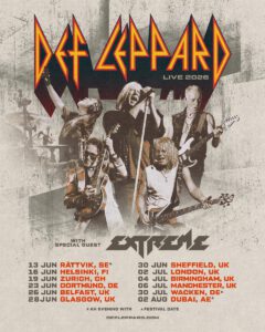 Def Leppard – Tour 2026, Hollywood Walk Of Fame, Livealbum im November