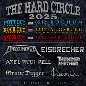 THE HARD CIRCLE FESTIVALS 2025 starten am 5.12. in Bochum // Runningorder anbei
