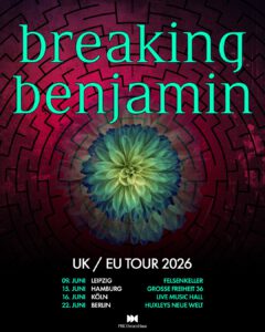 BREAKING BENJAMIN kündigen erste Europa-Tour seit 9 Jahren an