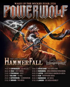 Powerwolf gehen auf Wake up the Wicked Tour 2026