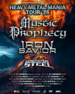 GENERATION STEEL – auf Tour mit MYSTIC PROPHECY und IRON SAVIOR!