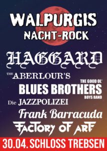 Walpurgisnacht Rock auf Schloss Trebsen: Drei Bühnen, sechs Bands und ein außergewöhnliches Open-Air-Erlebnis