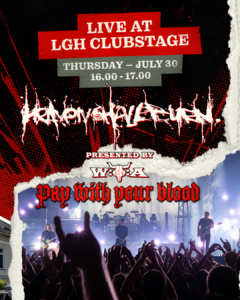 HEAVEN SHALL BURN spielen Special Clubshow im Landgasthof Wacken