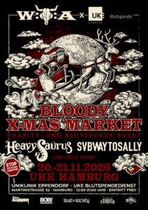 Bloody X-Mas Markt in Hamburg: Gemeinsam Blut spenden, Gutes tun und die Vorweihnachtszeit rocken